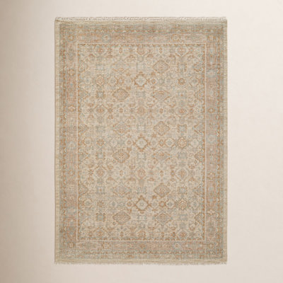 Hand-Knotted Oriental Wool Rug