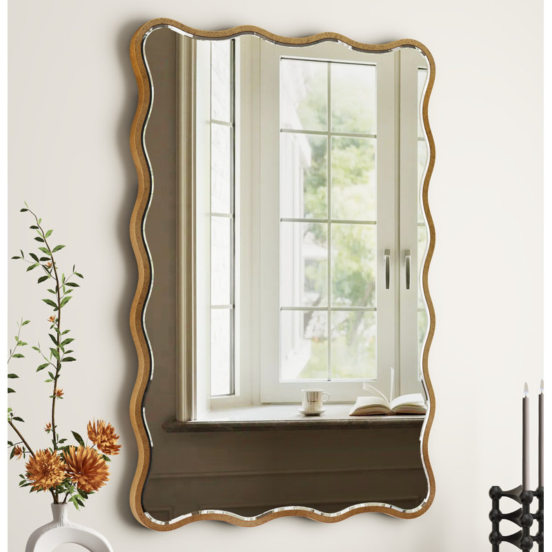 Eldora Gold Wall Mirror Bathroom Wall Mirror