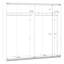 Modern Wardrobe with 2 Sliding Doors, Engineered Wood, White-1693722102-1697367254