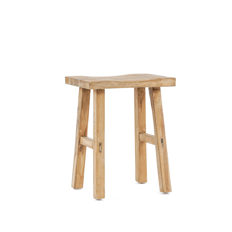 Clydene Solid Wood Accent Stool