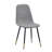 17'' H Linen Upholstered Metal Side Chair-398700335