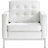 Mid-Century Modern Loft Top-Grain Leather Armchair-23593069