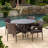 Aonghas 4 - Person Wicker Patio Dining Set with Round Table