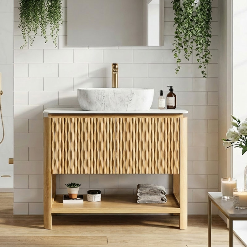 Meuble-lavabo simple 36 po avec lavabo, 36"