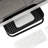 Mind Reader Monitor Stand, Ventilated Laptop Riser, Desktop Organizer, Metal, 14.25"L x 11"W x 4.25"H, 2-Pack, Black