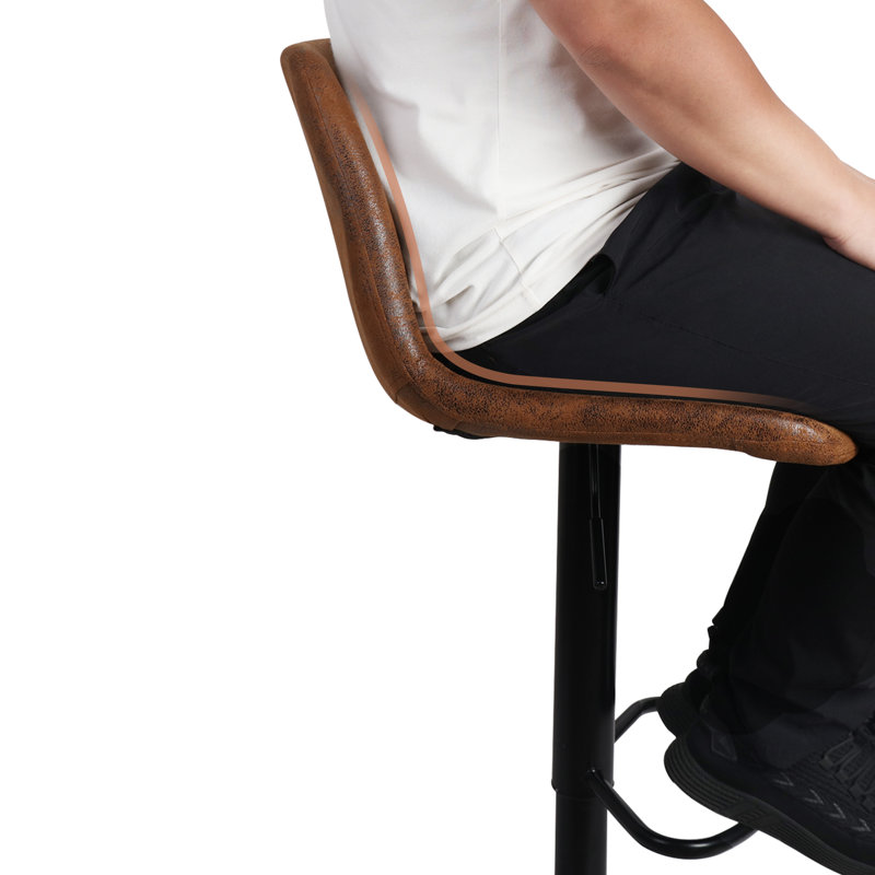 Tabouret pivotant à hauteur réglable