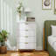 Commode 4 tiroirs pour commode de chambre à coucher Poignées et pieds dorés-919959296