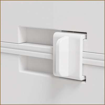 Penderie portative, armoire de chambre pliante avec 6 compartiments cubes, tringle, portes magnétiques | Blanc | ABS