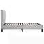 Structure de lit plateforme tapissier-123363347