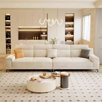 Light Luxury Fabric Living Room Sofa