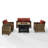 4 - Person Patio Conversation Set with Cushions-943370151