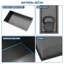 Niche de douche en acier inoxydable 25 po x 13 po, noir bronze-78571819-78571823