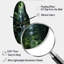 «Waterfall Hidden Oasis Forest II - Waterfall», horloge murale asymétrique-398870709