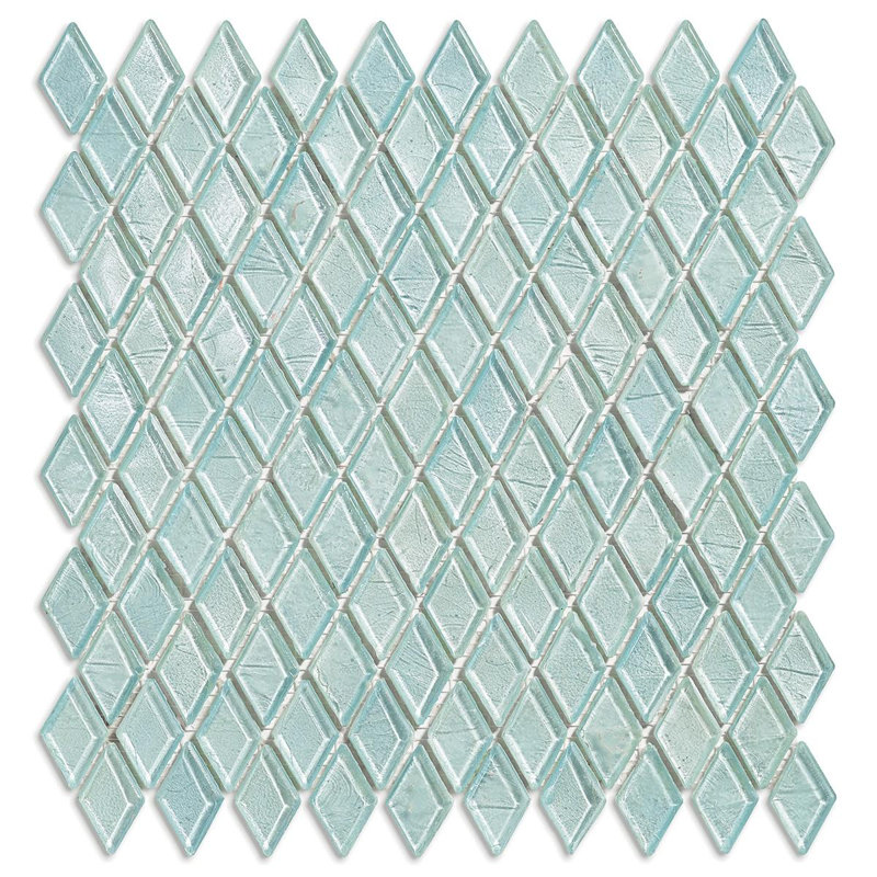 Nassak 7/8" x 1-5/8" Diamond Glass Mosaic