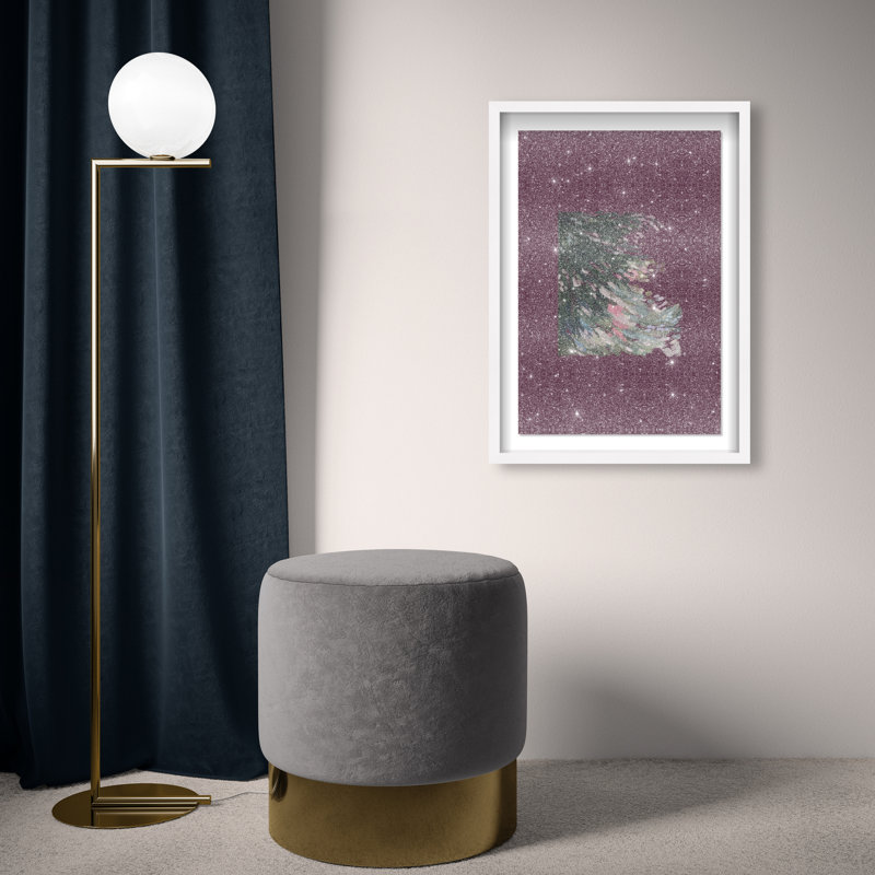 Falling Delicately Print by Oliver Gal, 17.5"H x 25.5"W, White Shadowbox