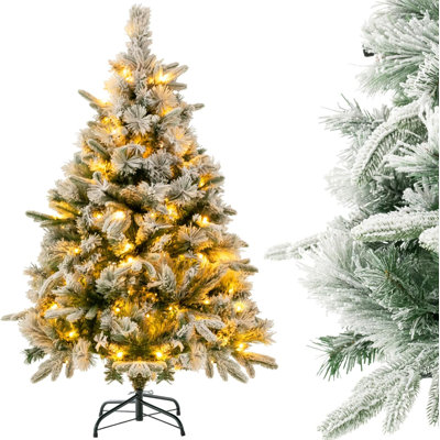 Lighted Artificial Pine Christmas Tree