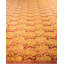 Tapis unique noué à la main rose de 12 pi 2 po x 14 pi 9 po Keenan