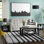 Ensemble de table basse moderne de trois articles ‑ tables pour le salon de style campagnard