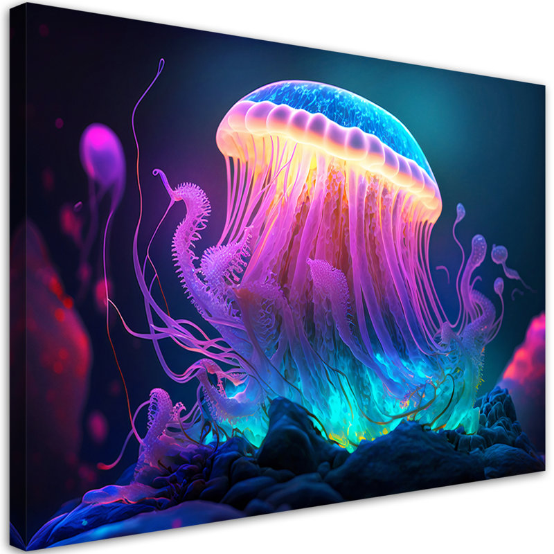 Neon - Wrapped Canvas Print