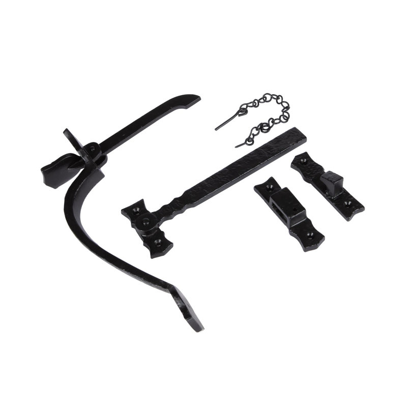 Hammer & Tongs - Rustic Suffolk Latch - H240mm - Black
