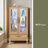 Lighted Glass Curio Display Cabinet-778595756