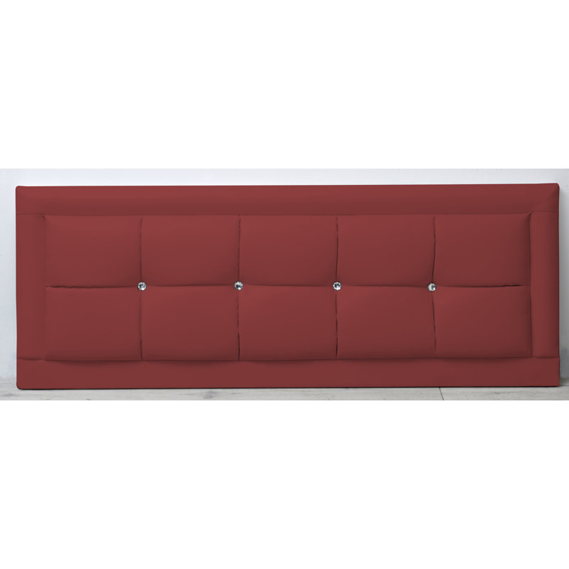 Velazquez Upholstered Headboard, Red, Double (4'6)
