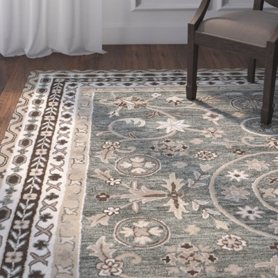 Tapis oriental en laine touffeté à la main Shillington