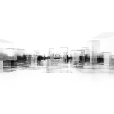 «Abstract Blocks City», impression sur toile