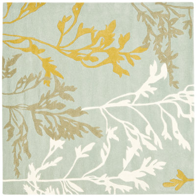 Soho Hand Tufted Wool And Viscose Floral Rug