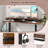 63" x 24" Electric Standing Desk with 2 Drawers Monitor Stand Storage Shelf-1833782987-1825368357