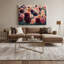 «Botanical Chrysanthemums», art mural sur toile brune-778662556