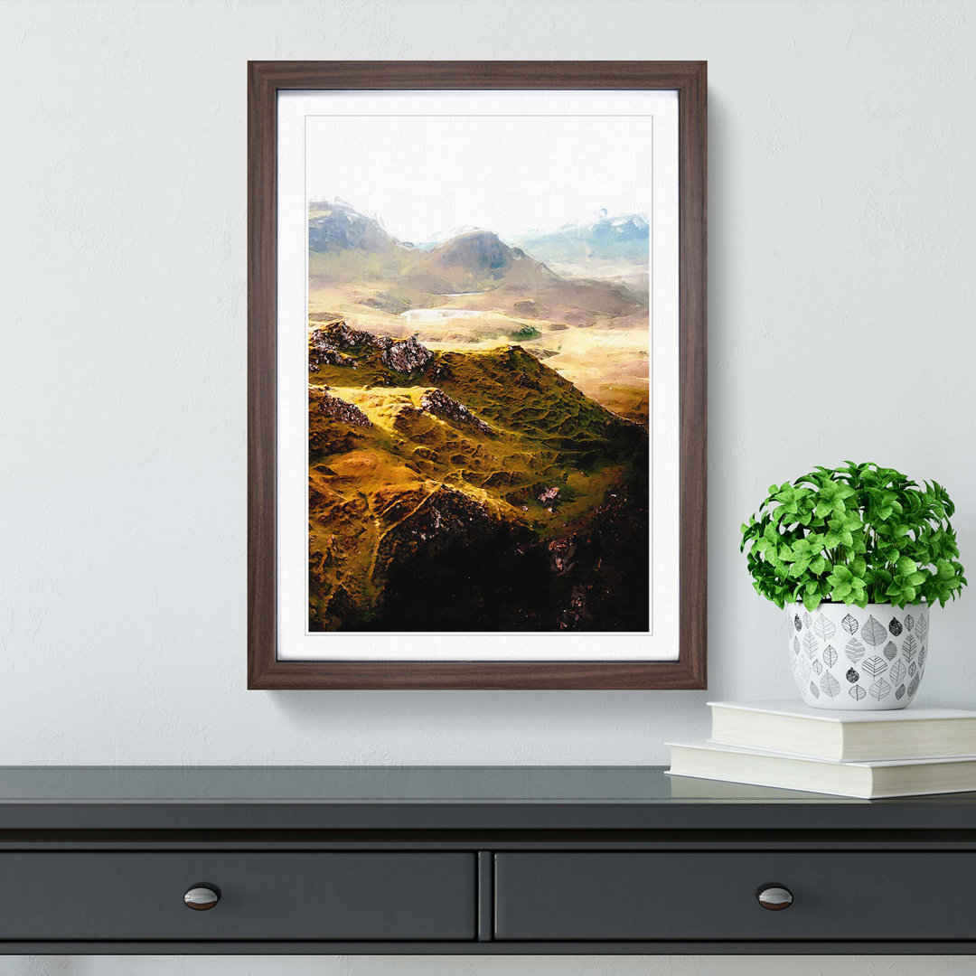 Portree in the Isle of Skye Scotland - Framed Print