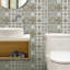 Ambrea Limestone Spanish Glossy 3D Sticker Tile 15.24cm x 15.24cm