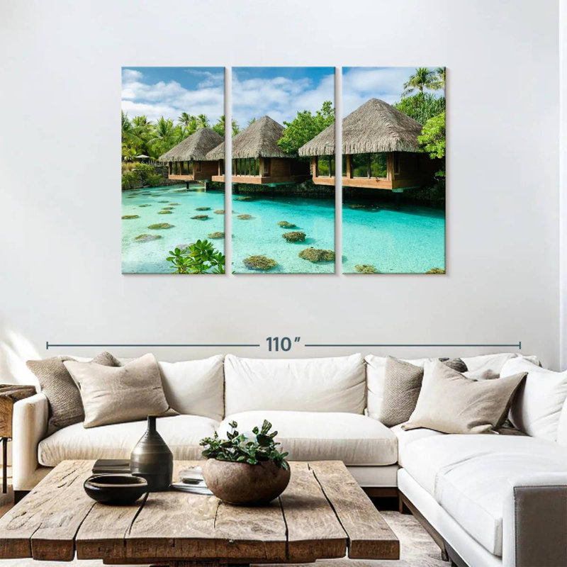 Gillard Tropical Spa Retreat, H 48 po x l 74 po