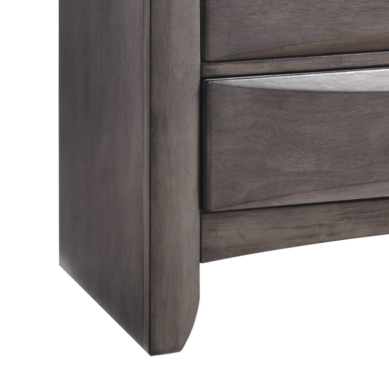 Commode à 5 tiroirs Picket House Furnishings - gris