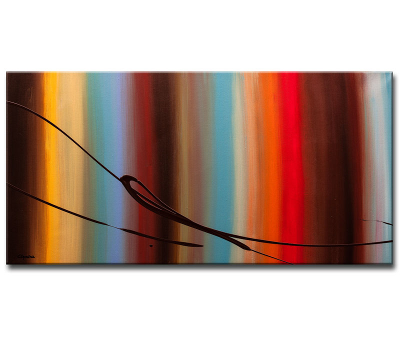 « passages-of-time », impression sur toile tendue, H 30 po x l 60 po x P 1,5 po