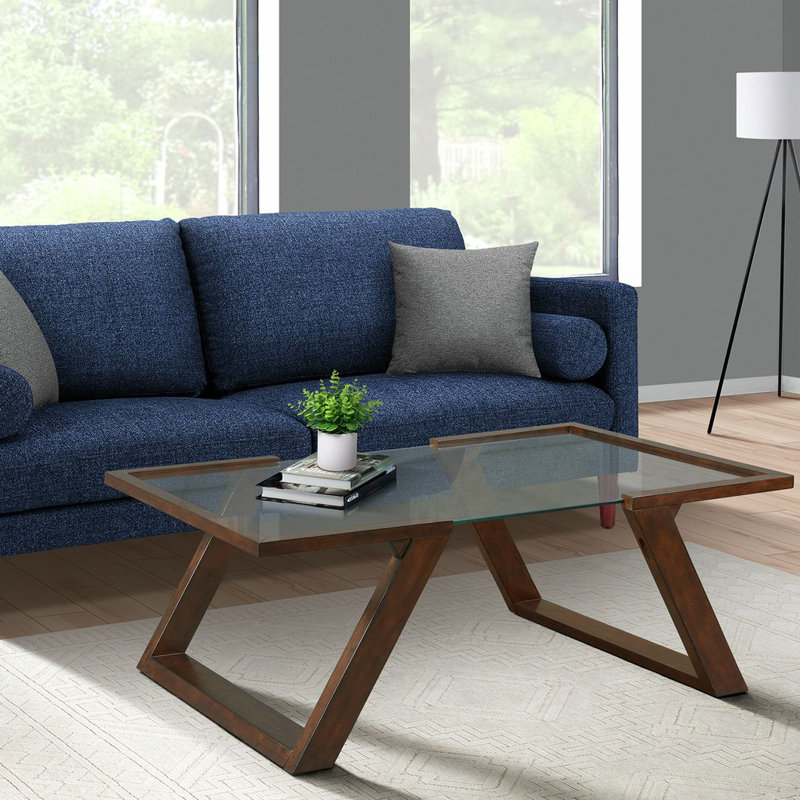 Table de bout en verre Stehouse
