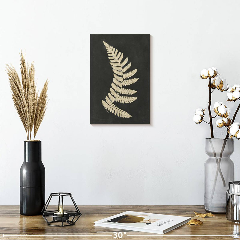 Harnek Linen Fern IV, 12" H x 8" W