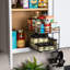 Rangement à épices à 2 niveaux pour armoire
