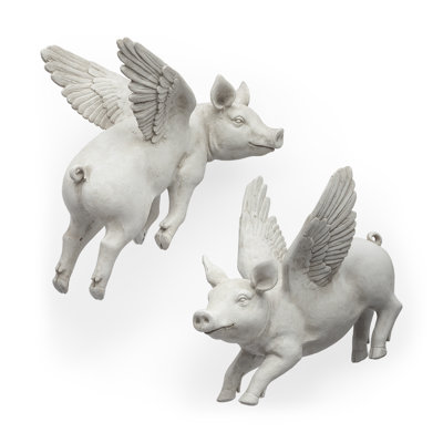 Flying Pigs Wall Décor Set