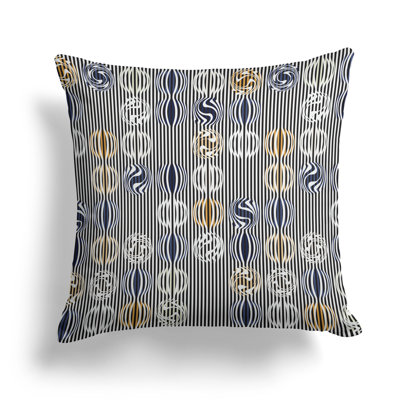 Coussin décoratif géométrique Gridscape