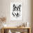 Brampt Wolf's Head Black And White-108359906