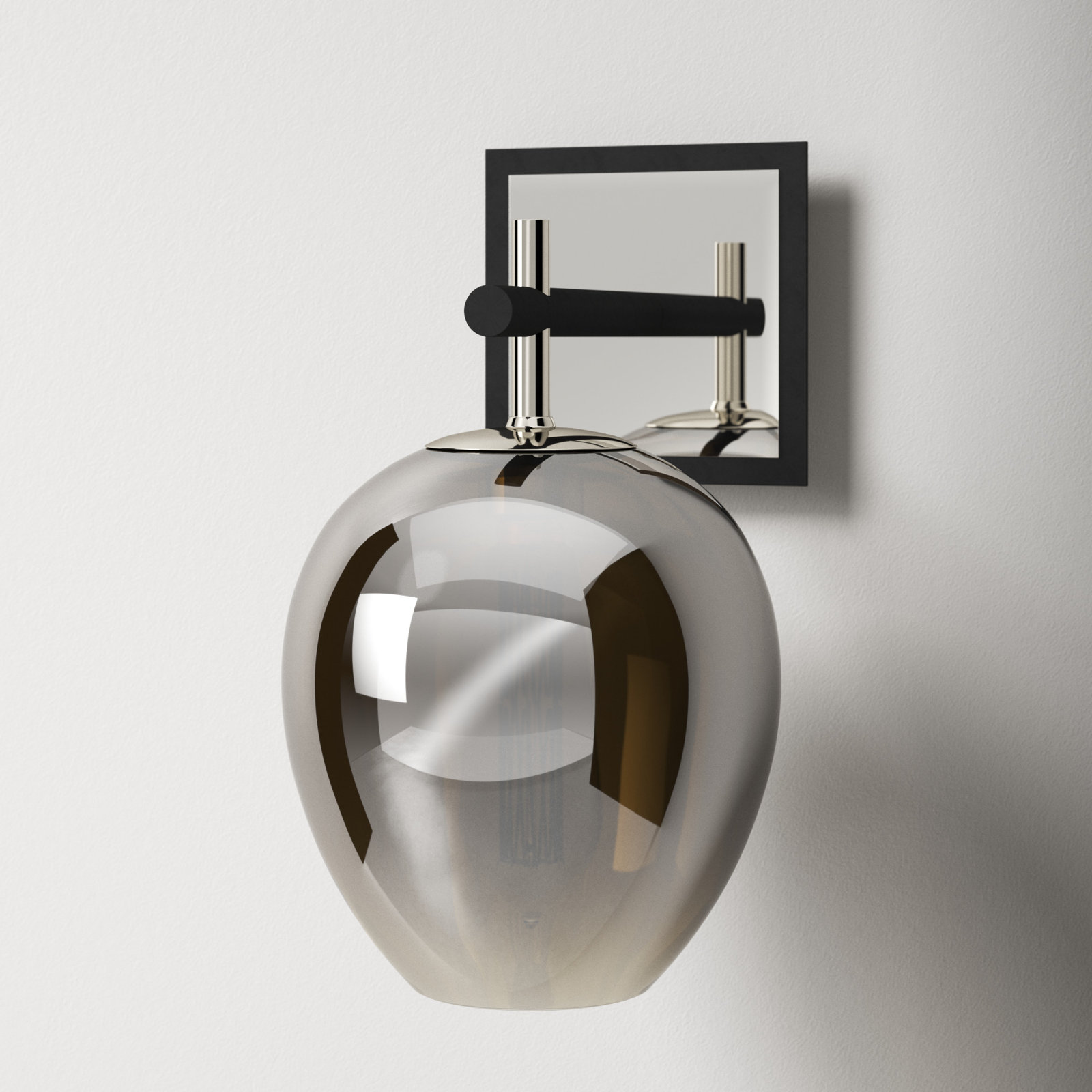 Rundy Single Light Dimmable Armed Sconce
