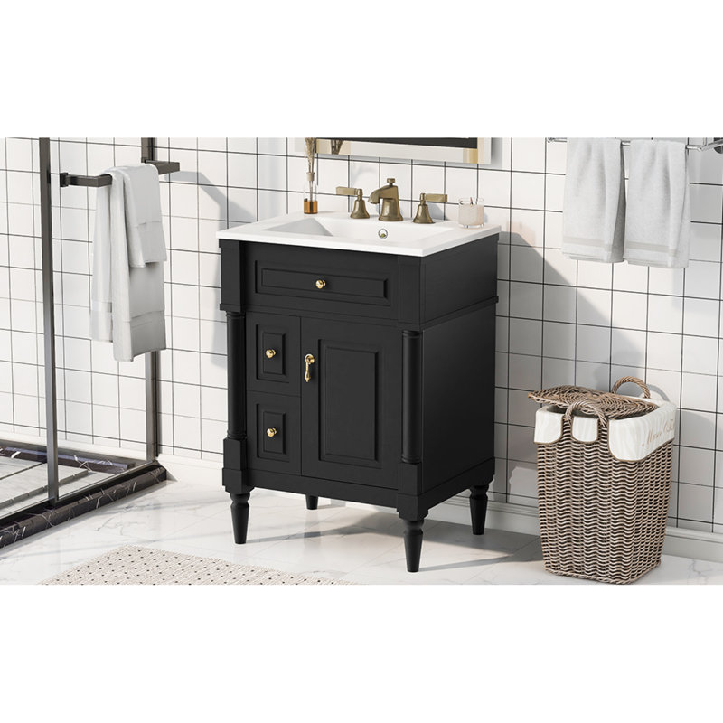Meuble-lavabo et lavabo compact 24 po