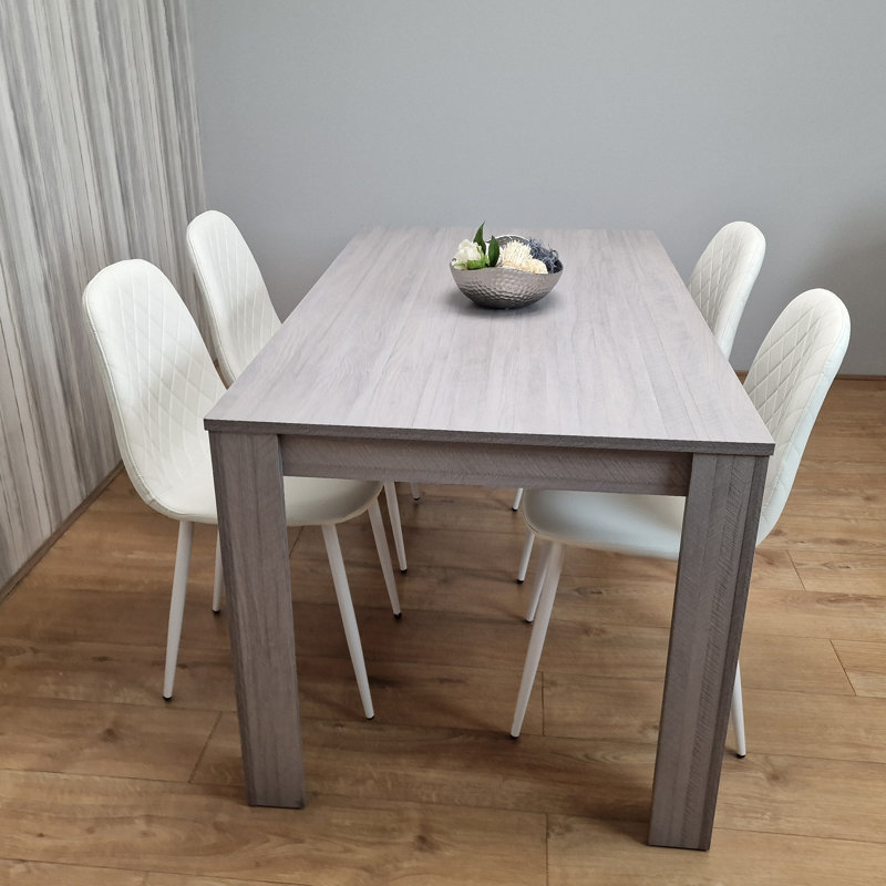 Lindy 4 - Person Dining Set, 75 H x 117 L x 77 W cm