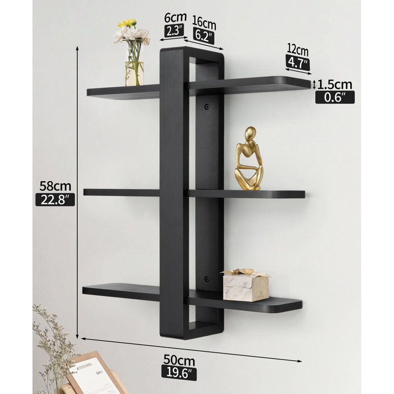 Floating Shelf, Black