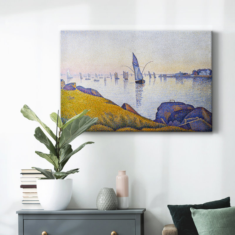 Paysage rétro - XXX III, H 9 po x l 13 po x P 1,5 po, Toile tendue