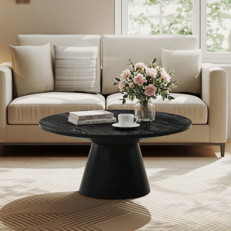 Table basse 36 po Modern, Noir