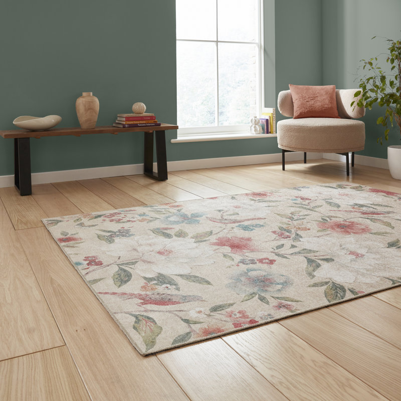 Catherine Lansfield Floral Area Rug, Rectangle 122 x 170 cm