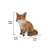 Fox Pup Sitting Statue